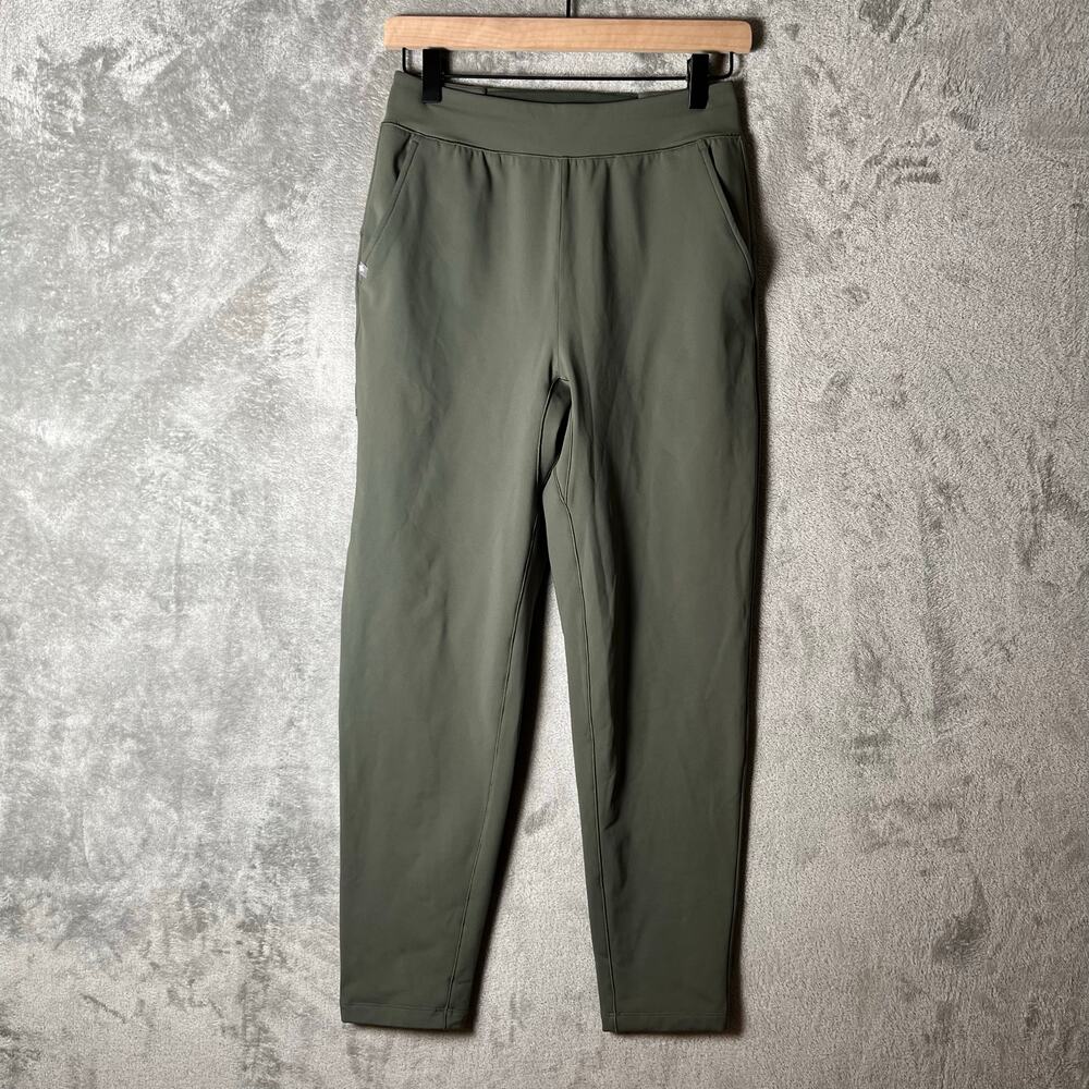 Figs‎ On Shift High Waisted Contourknit Slim Pants XS Moss Green Nursing New